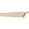 Ekena Millwork 2in. W x 4in. H x 32in. L Huntington Woodgrain TimberThane Rafter Tail, Primed Tan RFTUR02X04X32HUNRCPR - alternate 1